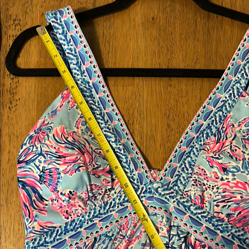 Lilly Pulitzer Blue and Pink Floral Maxi Dress-NWT - Picture 9 of 12